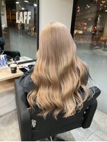 ラフ 難波店(LAFF) #黒髪#ボブルフ#ネビージュ#小顔#ワンレン