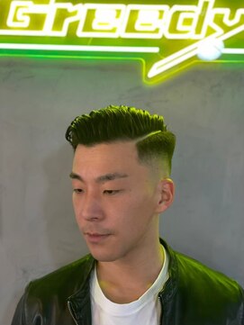 グリーディーフォックス 三軒茶屋(GreedyFOX) 波巻き/マッシュパーマ/ウルフ/ハイライト<理容室>三軒茶屋