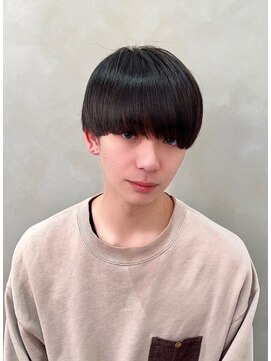 エイト 博多店(EIGHT hakata) 黒髪マッシュ