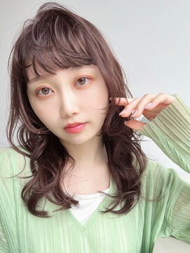 フィーリーカラー 大阪梅田店(feery color) オリーブベージュショートミニボブグレージュブリーチレイヤー