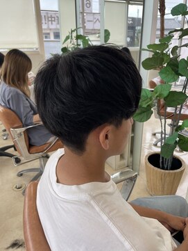 フォルテ 榛原パームス店 刈り上げ×毛流れマッシュ×似合わせカット
