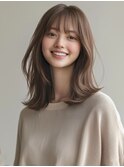 ★グレージュデザインカラーハッシュカットツートンカラーボブ