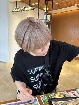 サラビューティーサイト 志免店(SARA Beauty Sight) 【Haru】色落ちはきれいなブロンド！ホワイトベージュ