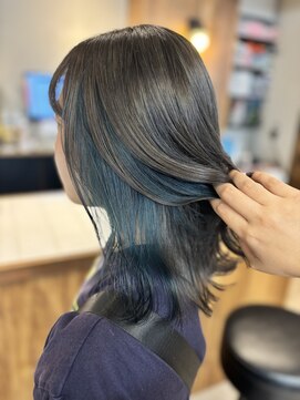 ジャンクス 千葉(junks) グレージュ×ターコイズ