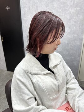 シールドヘアー 沖縄 新都心(C'LD Hair) ぷつっとボブ/切りっぱなしボブ/ぱつっとボブ/冬カラー