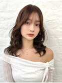前髪顔まわり韓国ヘアレイヤーカットサイドバンク2wayバンク韓国