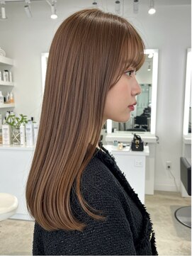 エル 新小岩(elu) 美髪/ワイドバング/レイヤーカット/くすみベージュ/新小岩駅