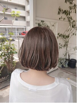 マルクパージュ(marque page) bob color×brown＋beige＋gray