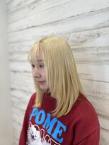 リック(Ric by KENJE)&nbsp;【ブリーチ2回　ハイトーンカラー】