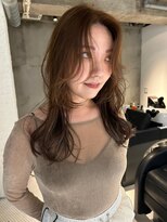 ダンボ(DUMBO)&nbsp;＜sayaca＞レイヤーカット  ハッシュカット ベージュカラー