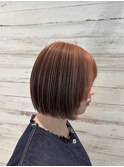 【アンブレラカラー】 × 【ぱつっとボブ】