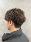ニュアンスパーマ フェザーパーマ センターパート