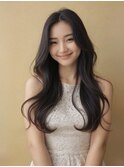 黒髪ロングレイヤー