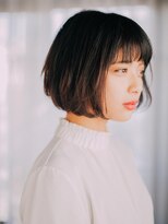 アジュール 倉敷店(Azule) Azule/前下がりボブ/ベージュブラウン
