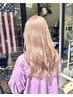 【ブリーチカラー】カット＋フルブリーチ＋3StepTr ￥17000～