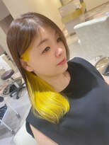エミィ(emii.)&nbsp;インナーカラー/KIRATERAイエロー