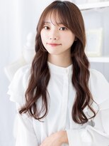 モッズヘア 上尾西口店(mod's hair)&nbsp;流し前髪こなれふんわりパーマエアリーロングa上尾20代30代40代
