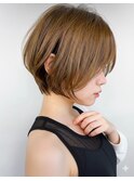 耳掛けしやすい大人可愛いボブヘアー
