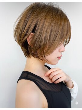 アース 豊橋店(HAIR&MAKE EARTH) 耳掛けしやすい大人可愛いボブヘアー