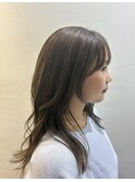 ロングレイヤー/ミディアムレイヤー/顔まわりカット