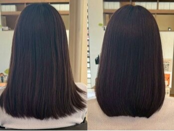 アミーベル クレール(AMI a BELLE Clair)の写真/【髪質改善ヘアエステ】強い薬剤や熱を使わず、髪に負担を掛けないトリートメント☆ダメージレスな美髪へ♪