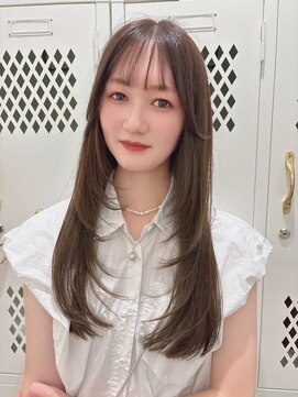 ルル 宇都宮(Loulou) ロングレイヤー×オリーブベージュ