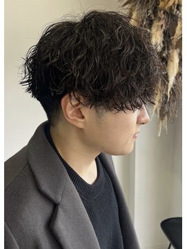 ネクストフォーヘアー(NEXT for hair) メンズパーマ　ツイストスパイラル　20代