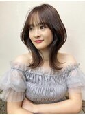 韓国風/レイヤーカット/前髪カット/