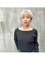 ランド(Land.)&nbsp;面長解消《20代30代》流せる前髪/くびれショート/耳掛けショート