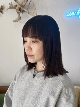 シーバイサイン(sea by Sign) ぱつっとボブ/顔周りレイヤー