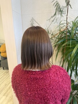 フゥカ 売市店(fuka) 【ブリーチなしカラー】ミルクティーカラー 八戸