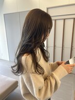 ローレンアオ(LOREN AO)&nbsp;着物ヘア/大人ガーリー/ダークアッシュ/似合わせカット/栄矢場