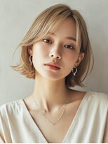 ロッソ 大橋店(Rosso) 明るめベージュの外ハネボブ【大橋】