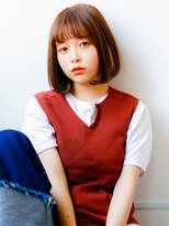 ネイヴィル オモテサンドウ(navile omotesando)&nbsp;☆デザインカラースリークボブ☆navile表参道