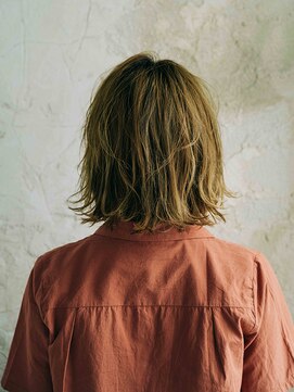 アラワラブルー(arrawarra blue) 切りっぱなしだけどフンワリボブ/20代/30代/40代/50代/倉敷駅