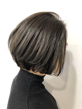 ヘッズ 本八幡店(HEADS) マロンベージュ　ニュアンスマッシュ　チラ見せカラー