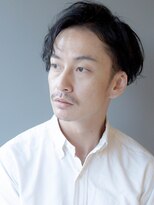 アルム 代官山 恵比寿(ARUIM)&nbsp;ツーブロック耳掛けスパイラルパーマ風マッシュメンズヘア恵比寿