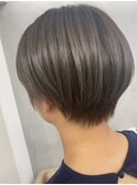 大人ショート◎ラベンダーアッシュカラー