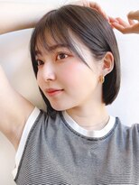 セイドット フクオカ(Say.FUKUOKA)&nbsp;【Say.福岡】ニュアンスカラー×ぱっつん前髪×ミニボブ