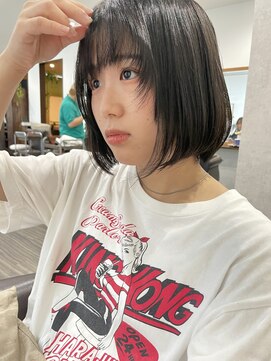 ヘアメイク エイト キリシマ(hair make No.8 kirishima) フェイクブラック　暗染めカラー　実習カラー