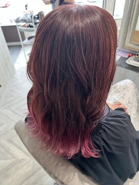 ヘアーアンドラッシュ ジーナ(Hair&Lash Jiina) グラデーションカラー