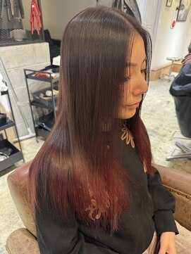 ヘアーワークス ヘルム 渋谷店(HAIR WORKS HELM) （ HELM）クリスマスカラー☆