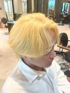 ダブル(W) センターパート/ペールイエロー