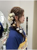 《福岡天神》成人式ヘアセット　卒業式ヘアセット