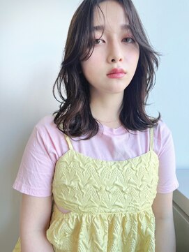 フィーリーカラー 大阪梅田店(feery color) オリーブベージュショートミニボブグレージュブリーチレイヤー