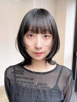 アイティーバイアルバム 下北沢店(IT by ALBUM)&nbsp;アッシュブラックグレージュカラーレイヤーカット_ba488511