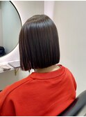 ツヤ髪×プツっとボブ