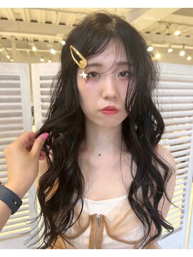 リコバイアフロート(riko by afloat) 透明感カラー/ブルーブラック/レイヤーカット/ローレイヤー