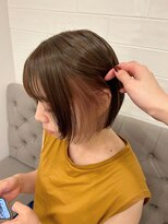 ラヴィズム(LUVISM)&nbsp;◎韓国ヘアー顔周りレイヤーおくれ毛前髪ダブルカラー万代新潟