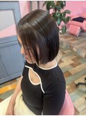 美髪ケア*髪質改善*ショートボブ*切りっぱなしボブ【Pink】